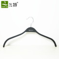 Hot saling rubber black set wooden hangers of forever 21